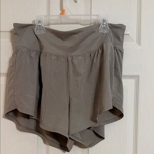 Light Taupe Athletic Shorts